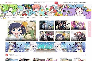 Miko弹幕视频网源码 动漫视频网站模板 Discuz后台