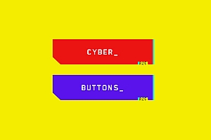 CSS3科技感按钮悬停动画特效