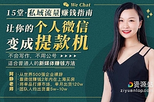 15堂私域流量赚钱指南
