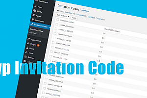 WordPress邀请码注册插件–Ashuwp invitaion code