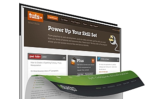 电压网站模板设计PSD素材