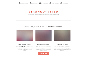 国外一款值得推荐的HTML5模板(H33)