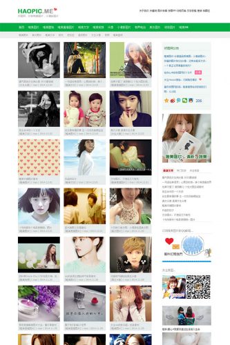 wordpress图片主题唯美小清新图片站主题-果核网