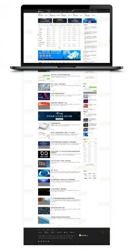 帝国CMS7.5仿《BTC123》区块链 门户网站源码 比特币(bitcoin) BTC123区块链 门户网站源码 带K线数据带采集-果核网