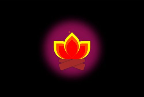 CSS3燃烧的火焰火花动画特效-果核网
