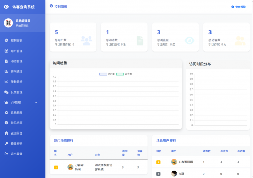 最新UI微信朋友圈访客记录系统修复版源码-果核网